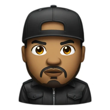 Ice cube, rapper sticker