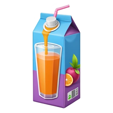 juice tetrapack sticker