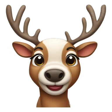 Cute reindeer  sticker