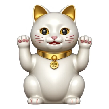 Lucky cat sticker