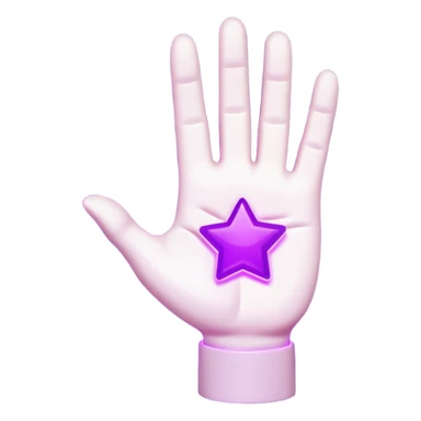 A 3D stylized cartoon hand holding a glowing neon purple sign that says "POV", high contrast, vibrant lighting, clean edges, white background. sticker