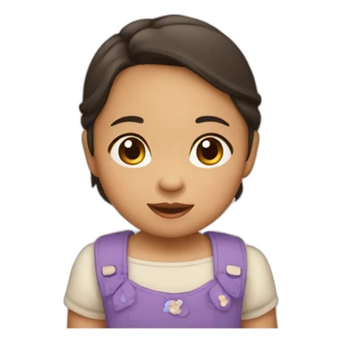 Cute Filipina Toddler sticker