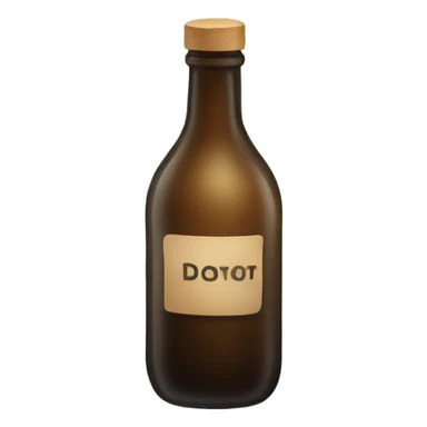 bottle in prohibited sign sticker