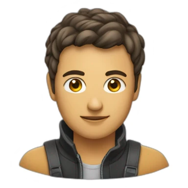 une dinde muslcé sticker