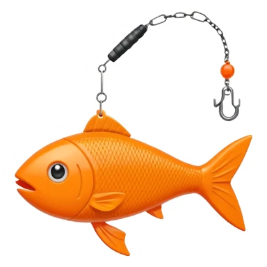 small fake bait fishing sticker