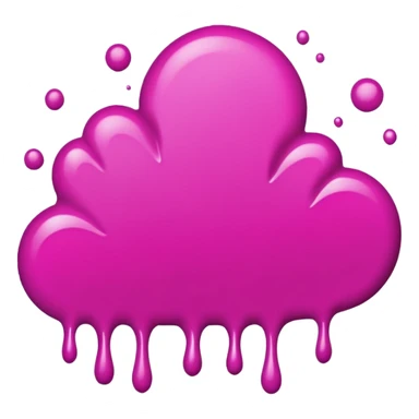 Bright Magenta Splatter sticker