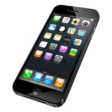 iPhone smartphone with touchscreen sticker