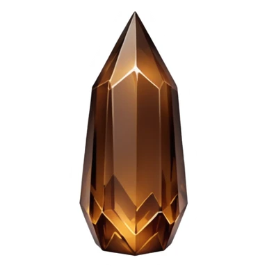 dark brown nebula crystal shard sticker