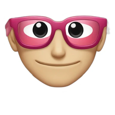 Doflamingo glasses sticker