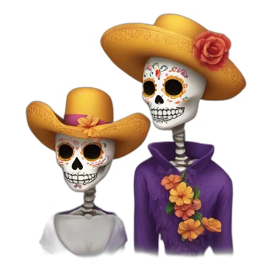 dias de los muertos sticker