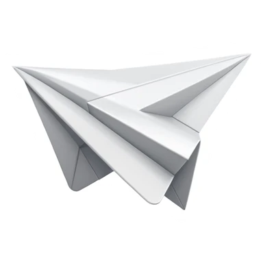 paper airplane sticker