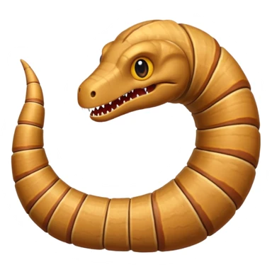 Sand worm from dune sticker