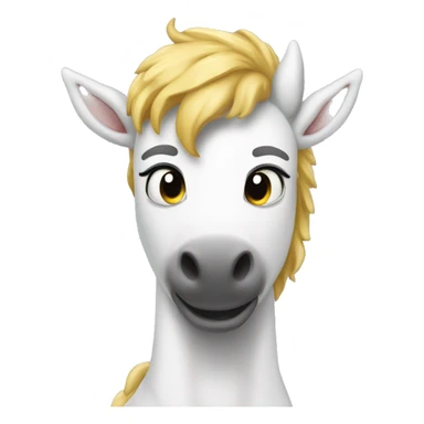 ein junger Mann auf einem Einhorn  sticker