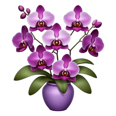 Orchids bouquet  sticker