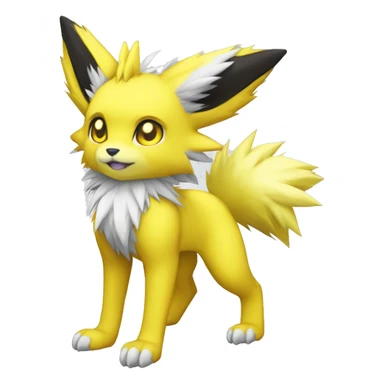 Renamon-Jolteon-Zeraora full body sticker