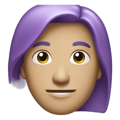 apple iphone 15 color in purple  sticker