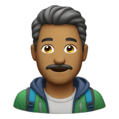 Homem barrigudo sticker