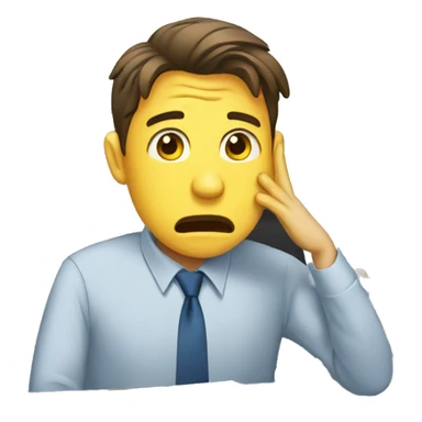 man_office_worker_cry sticker