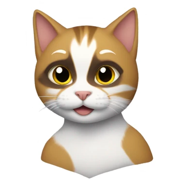 super hero cat sticker