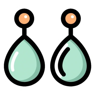 earrings sticker