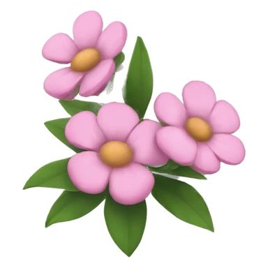 pink flowers  sticker