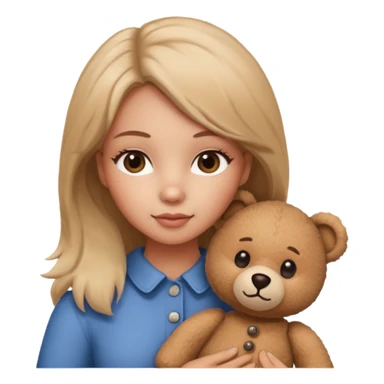 Single women with Teddy ' sticker