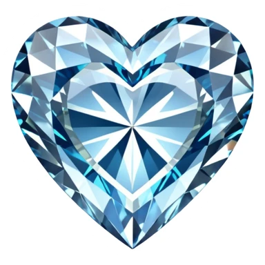 Cœur en diamant ￼ sticker