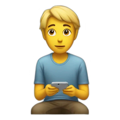 Waiting for a text sticker