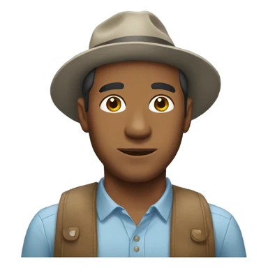 Colombian man sticker