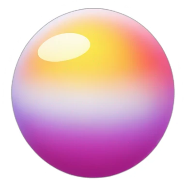 gradient ball sticker