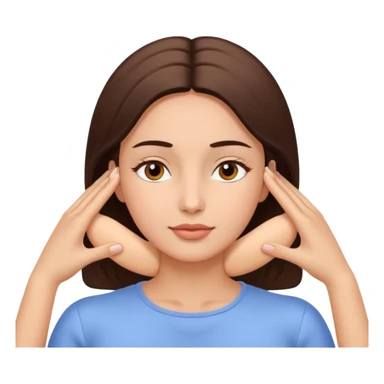 Queen Head massage sticker