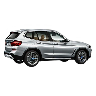 BMW X3 G01 silver sticker