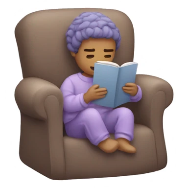 Cozy in lavander  sticker