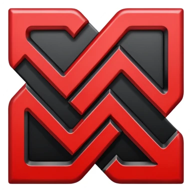 Signo nazi rojo y negro sticker