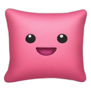 pink cushion sticker
