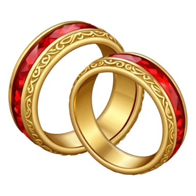 2 bloody wedding rings sticker