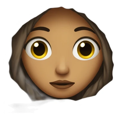 sad woman in a blanket sticker