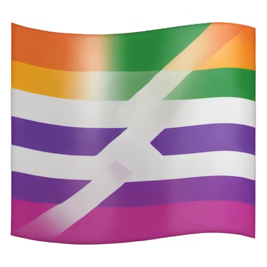 Lesbian pride flag sticker
