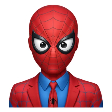 Tête de spiderman sticker