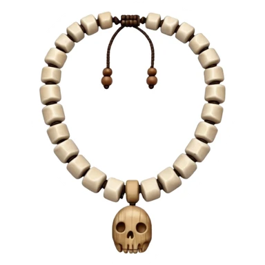 stone age necklace without human skeleton sticker
