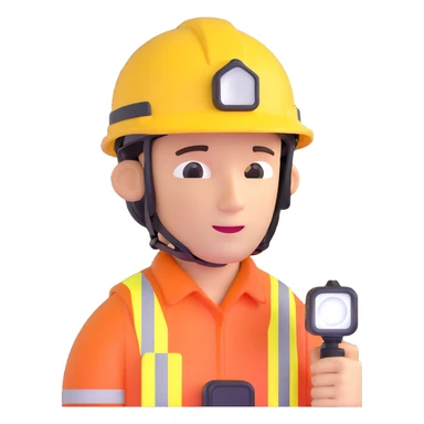 emergency rescue worker safety helmet with light sticker