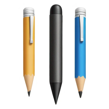 one pen one pencil and one eraser sticker