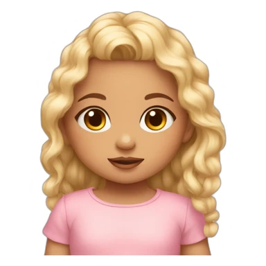 Anora baby girl sticker