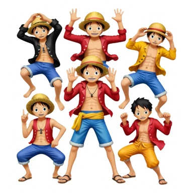 one piece sticker