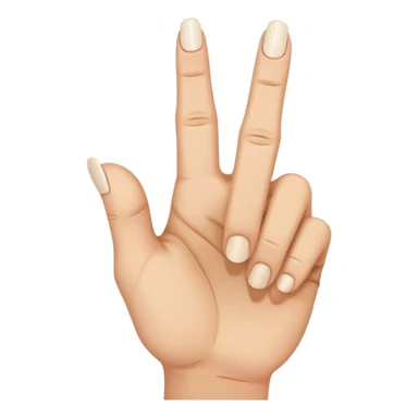 broken middle finger hand flipping off sticker