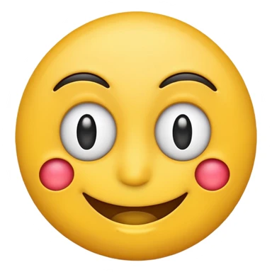 smiling rmoji with ticking eye sticker