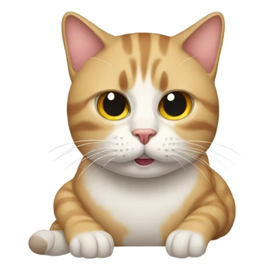Cat with Hangover  sticker