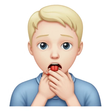 Dude choking himself out sticker