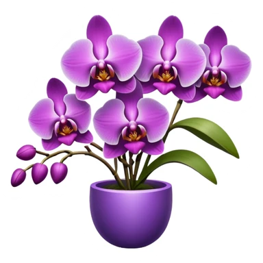 bouquet of orchids sticker