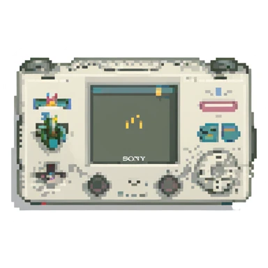 белый плеер Sony, no background sticker